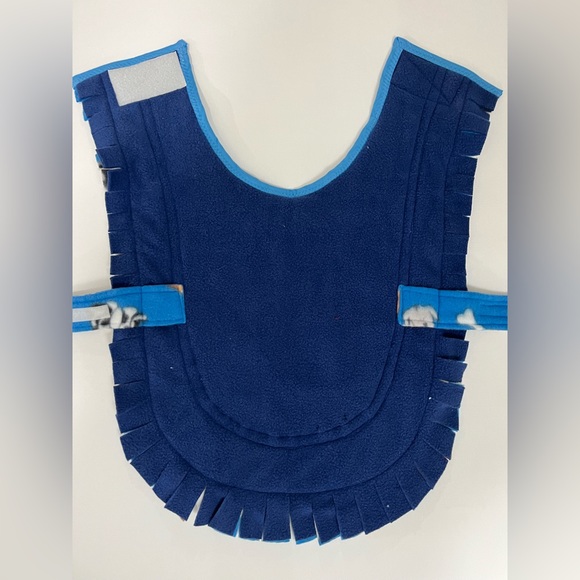 Handmade Designer Fleece Jacket with Collar. - Picture 7 of 10